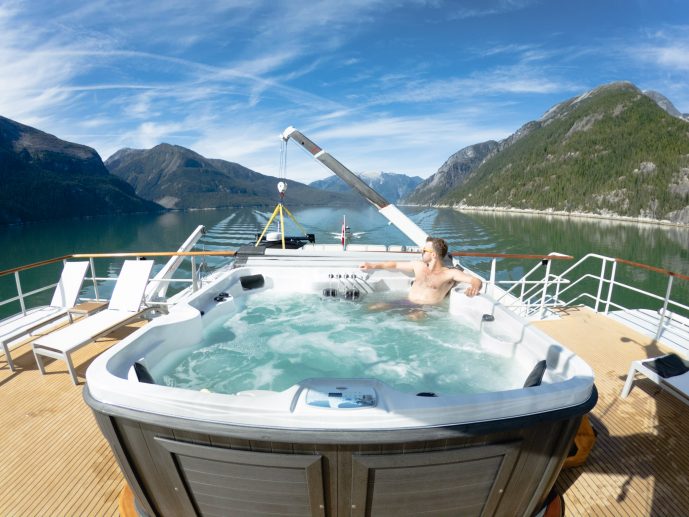 Whirlpool auf der MV Cascadia