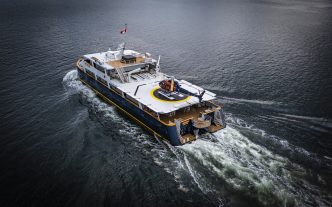 MV Cascadia in Port Hardy, British Columbia.