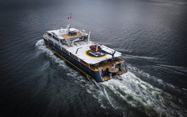 MV Cascadia in Port Hardy, British Columbia.