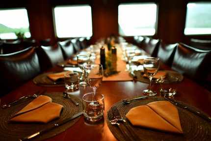 Dinner auf MV Cascadia